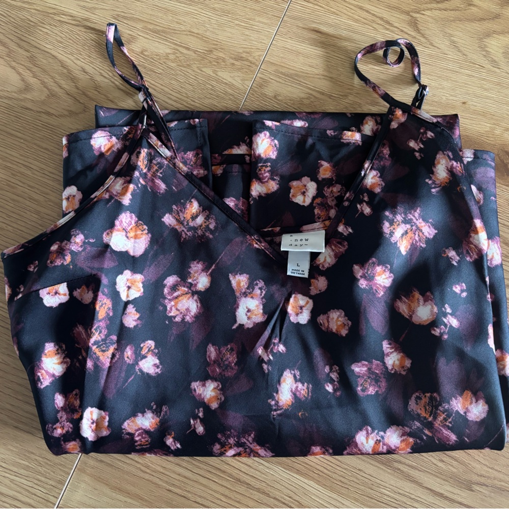 A New Day Silky Floral Slip Dress